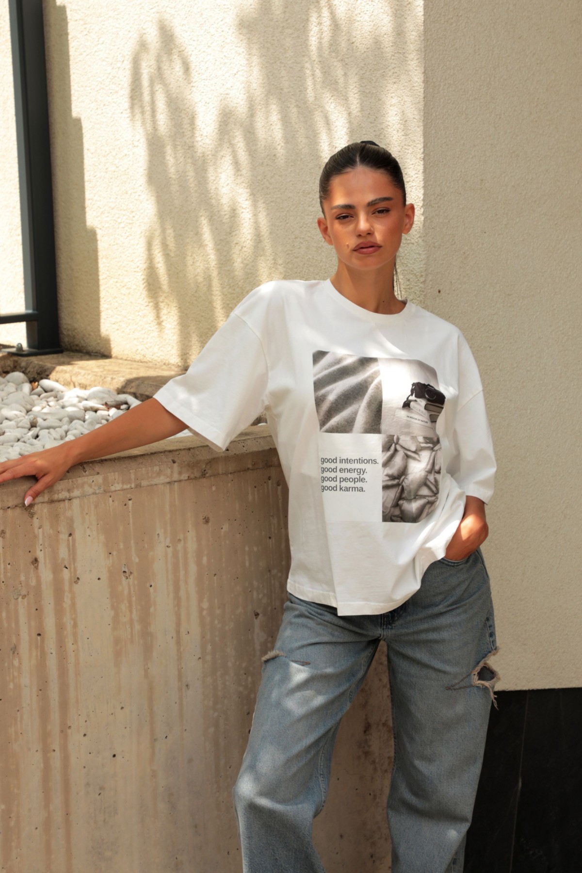 T-shirt PANTONE / Black & White