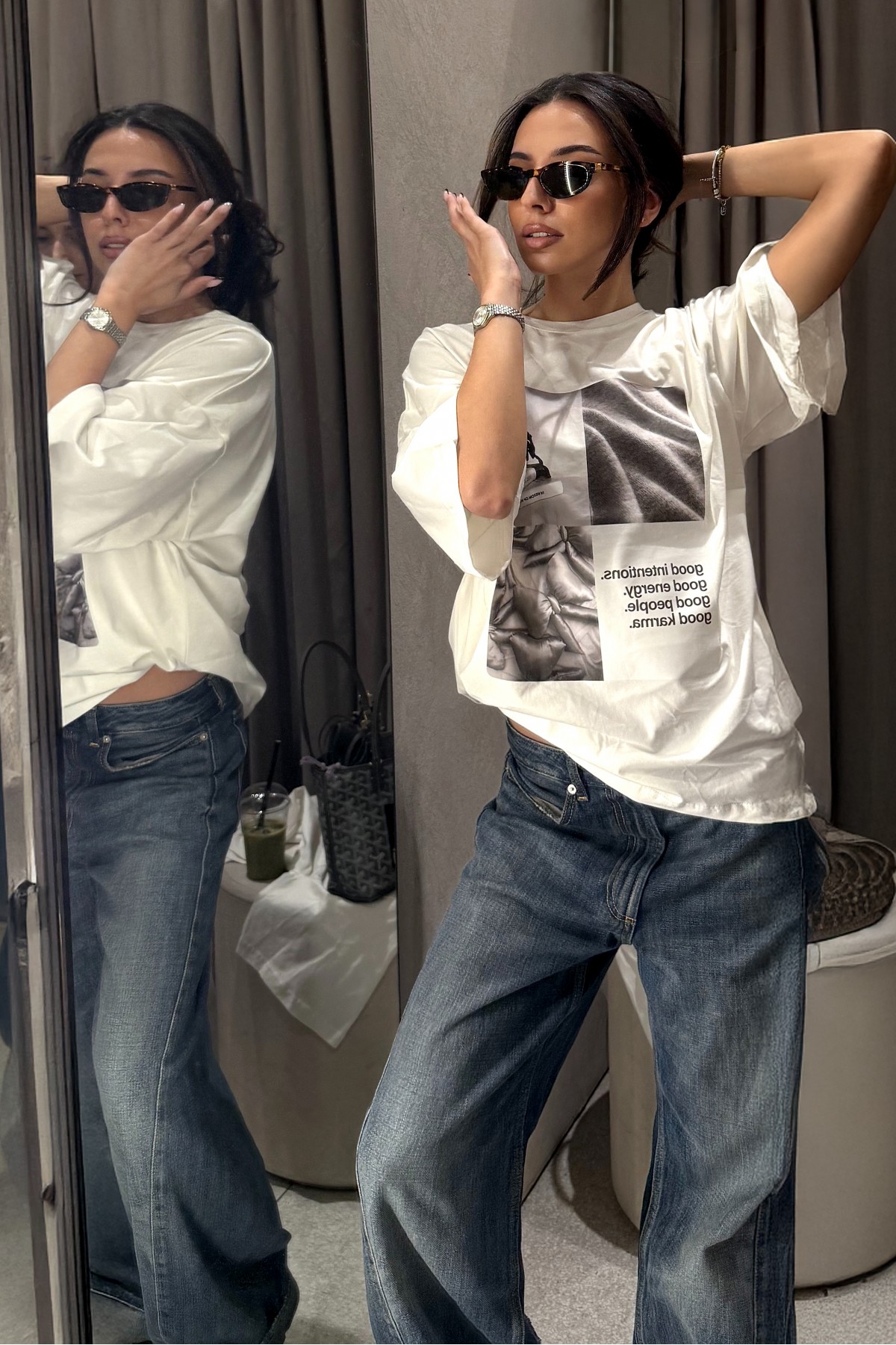 T-shirt PANTONE / Black & White
