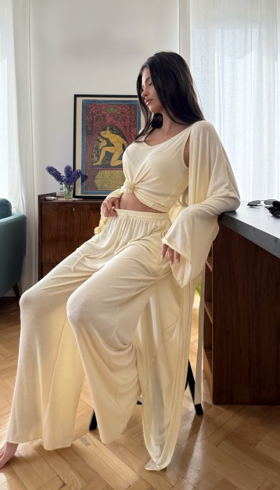 Сет 3 части Fashionable / Butter Yellow