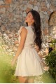 Рокля La La Linen / Beige Melange