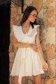 Рокля La La Linen / White