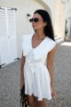 Рокля La La Linen / White