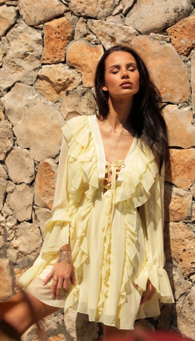 Рокля Magnetic / Butter Yellow