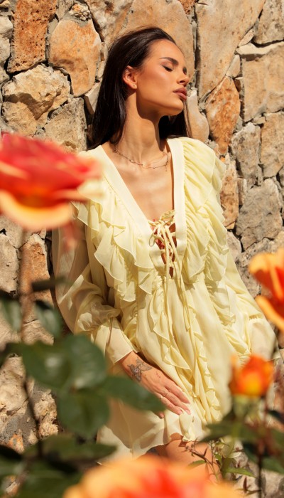 Рокля Magnetic / Butter Yellow