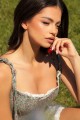 Лятна Рокля Your Dream Summer Dress / Green на Цветя с Дантела