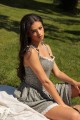 Лятна Рокля Your Dream Summer Dress / Green на Цветя с Дантела