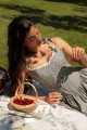 Лятна Рокля Your Dream Summer Dress / Green на Цветя с Дантела
