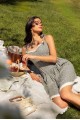 Лятна Рокля Your Dream Summer Dress / Green на Цветя с Дантела
