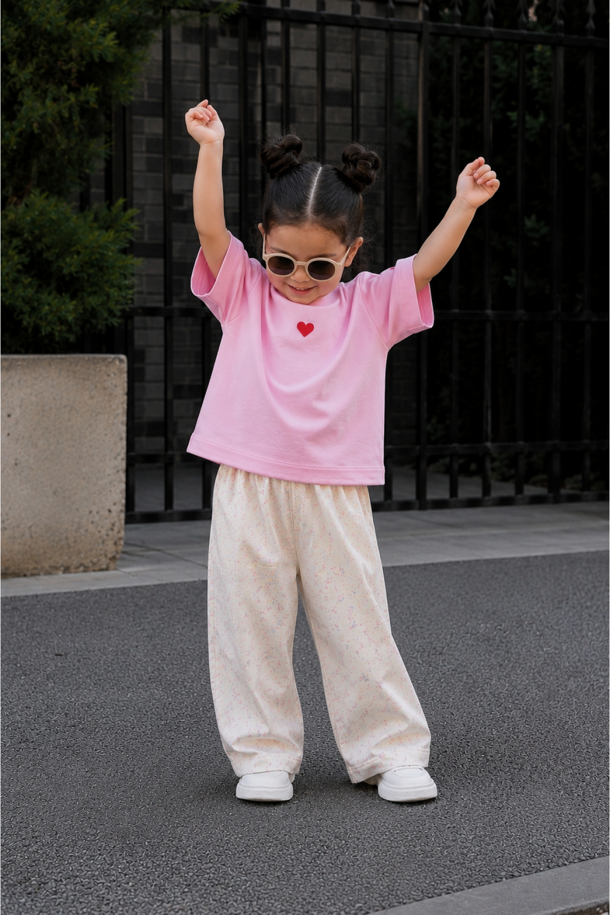Kids' T-shirt I call her mama / Pink Lollipop