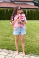 Kids' T-shirt I call her mama / Pink Lollipop